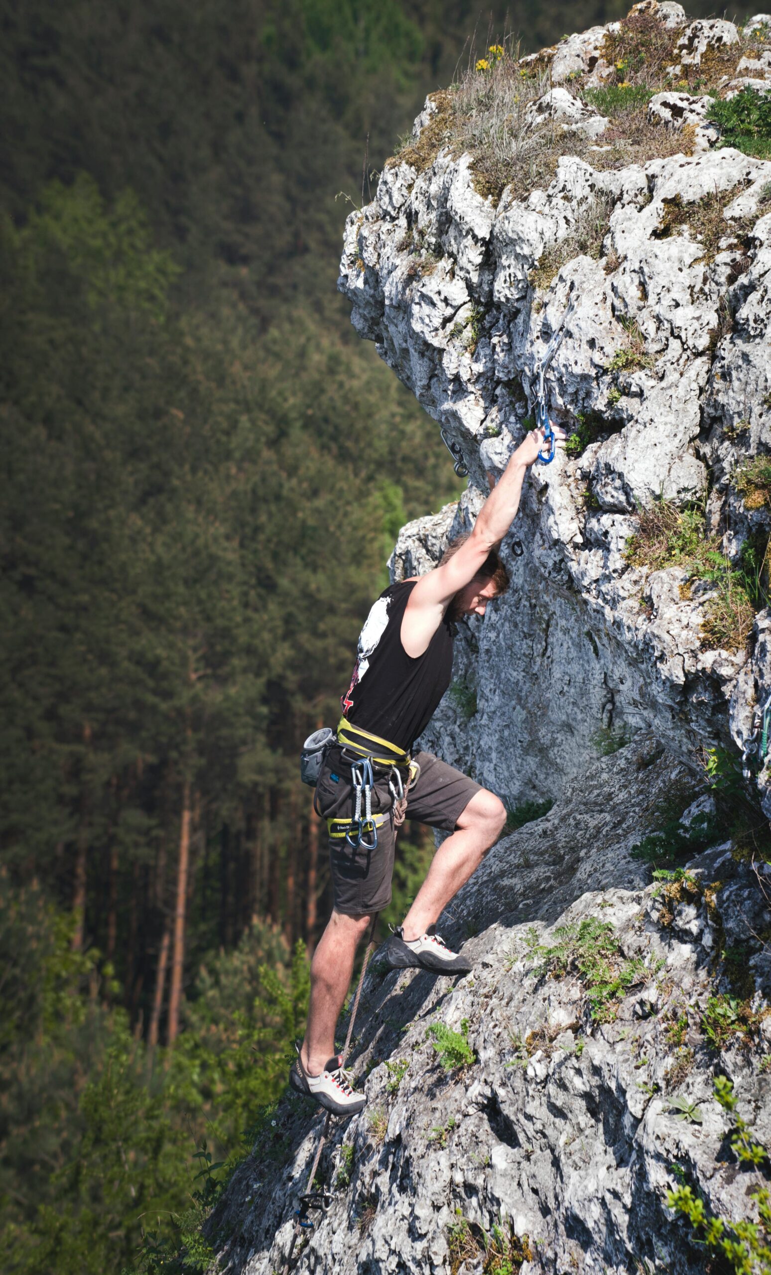 rock climbing